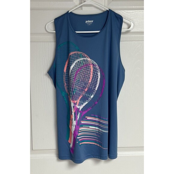 Prince Tennis Top Blue Size XL Excellent Condition Sleeveless - Picture 1 of 5
